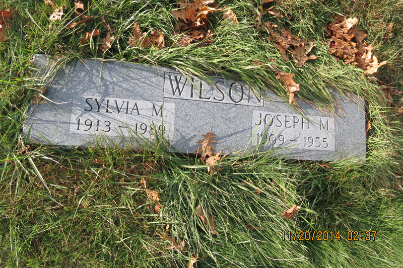 Joseph and Sylvia Wilson monument