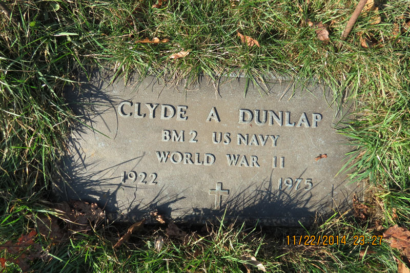 Clyde A. Dunlap monument