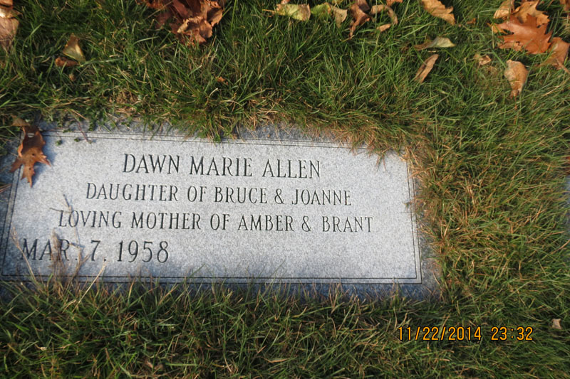 Dawn Marie Allen monument