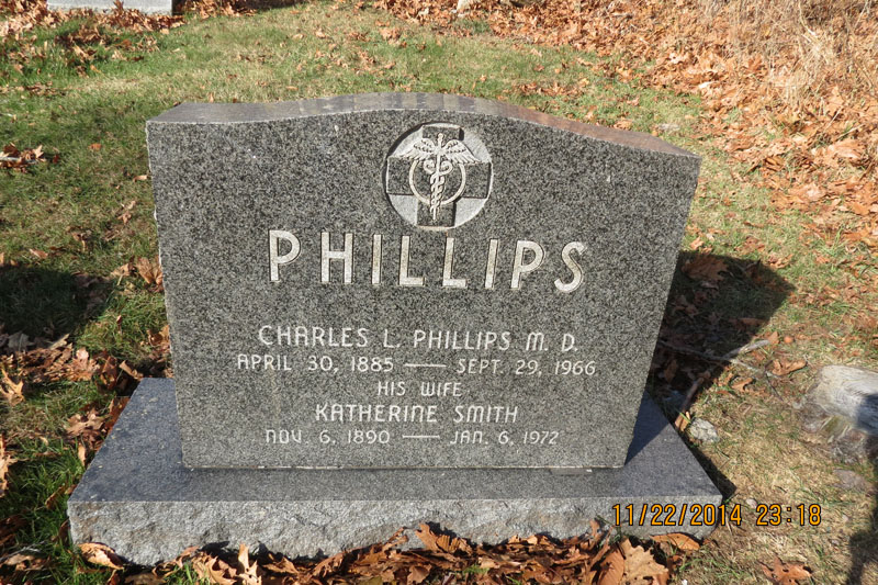 Charles and Katherine Phillips monument