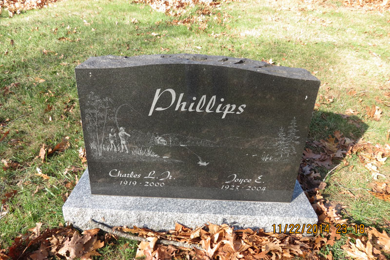 Charles and Joyce Phillips monument