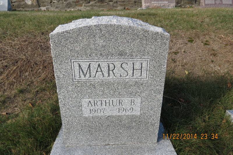 Arthur B. Marsh monument