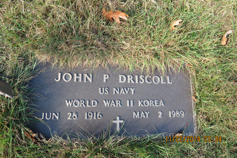 John P. Driscoll monument