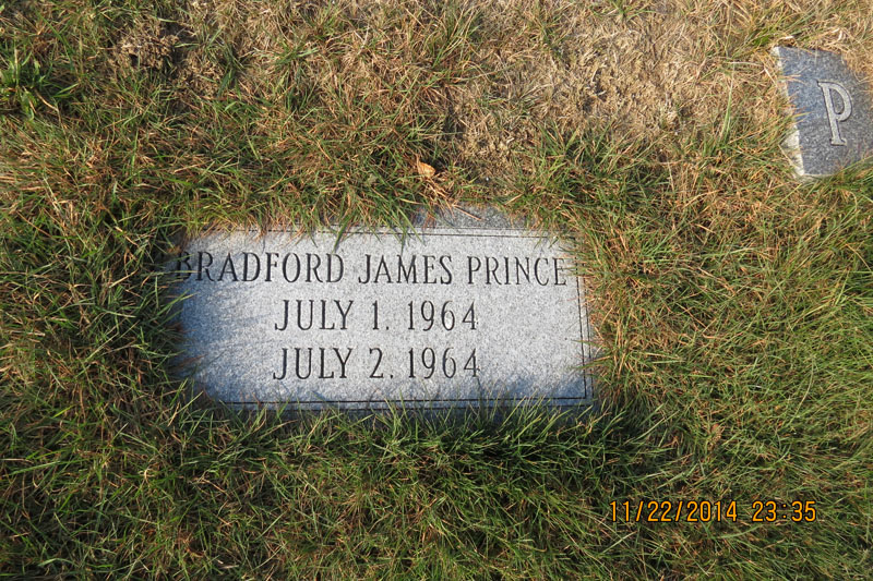 Bradford James Prince monument
