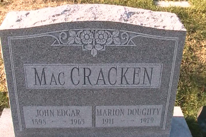 John MacCracken veteran monument