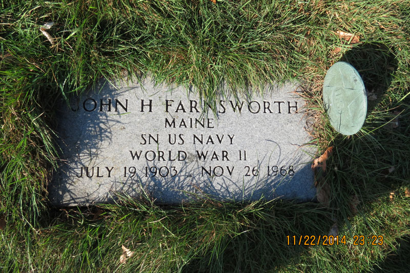 John H. Farnsworth monument