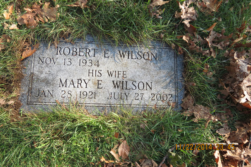 Robert E. Wilson monument