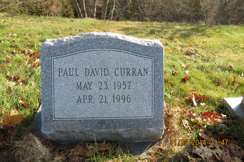 Paul David Curran monument