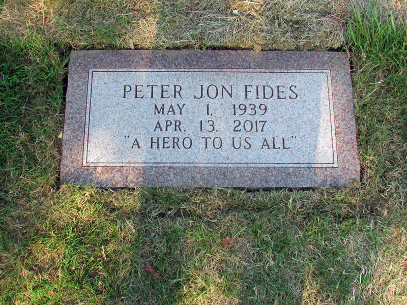 Peter Fides monument